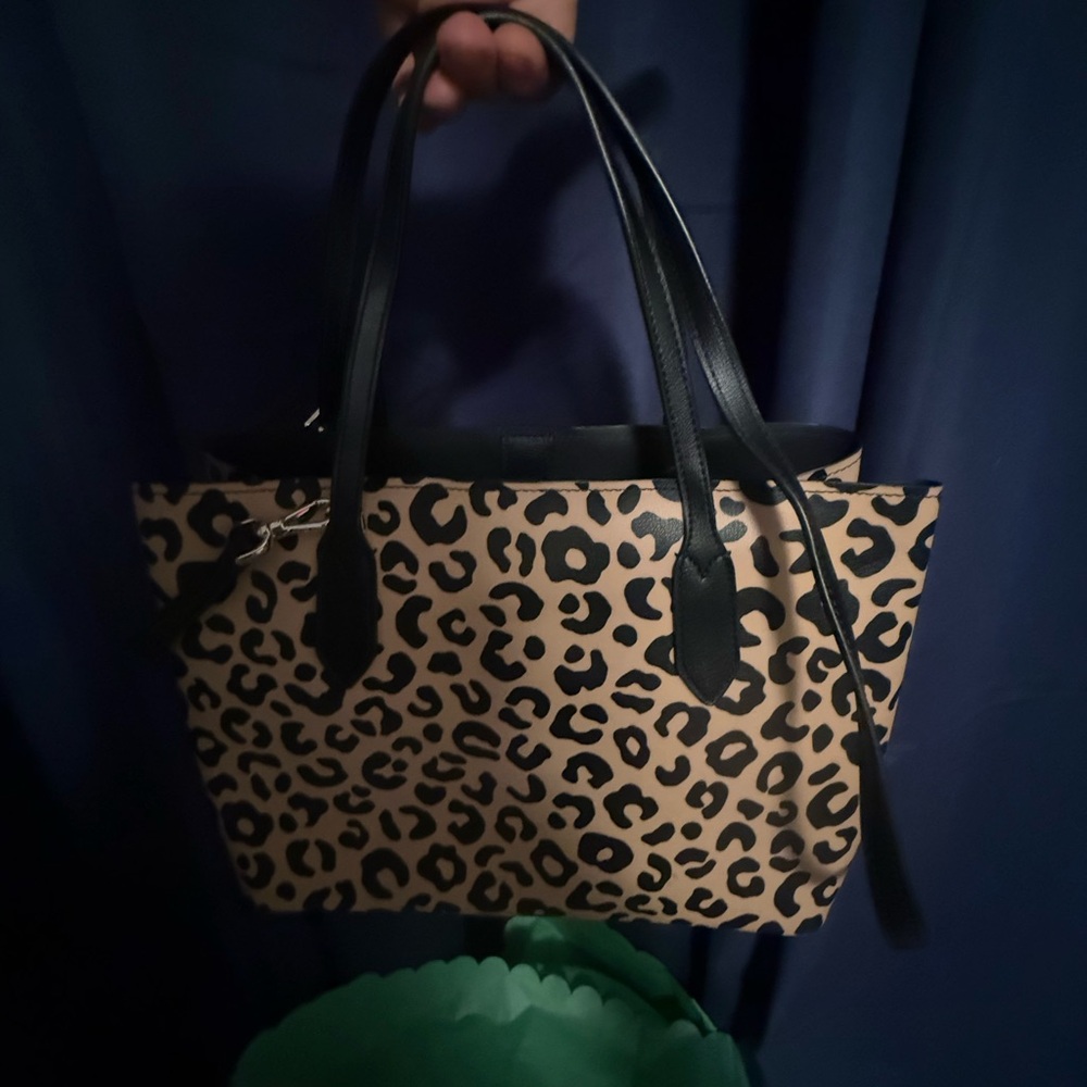 Kate spade Leopard Print Bag and matching wallet